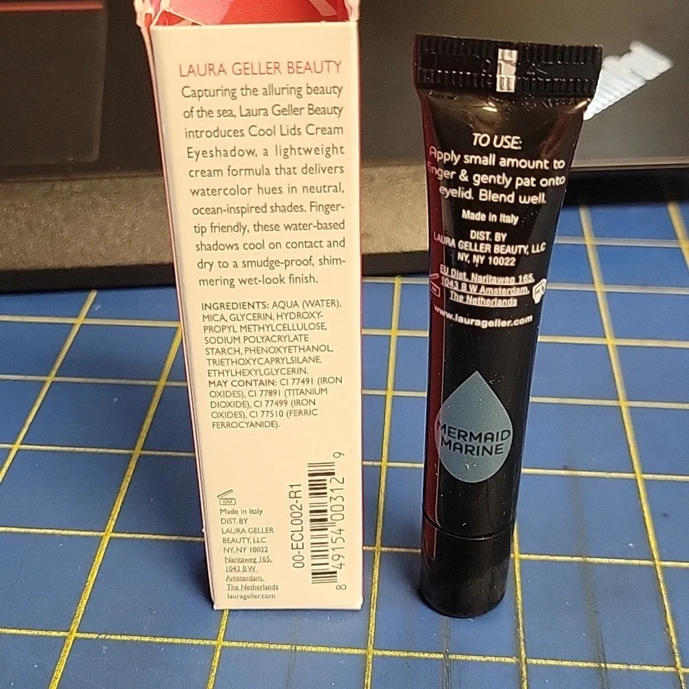 Laura Geller Cool Lids Cream Eyeshadow Mermaid Marine 7.8ml New In Box